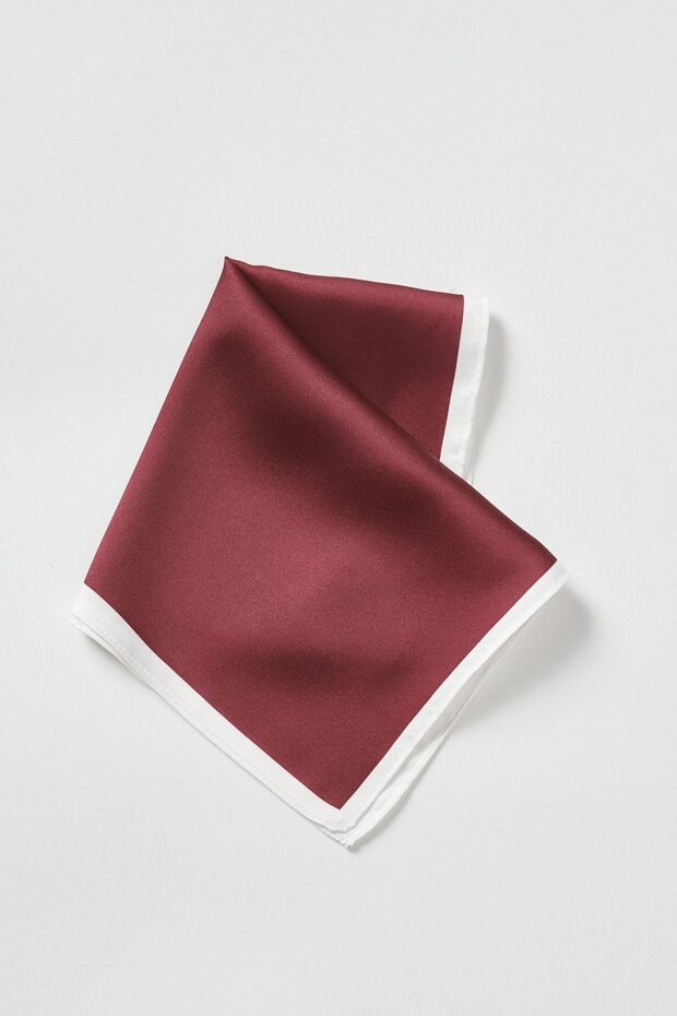 Erkek Bordo Mendil - 2