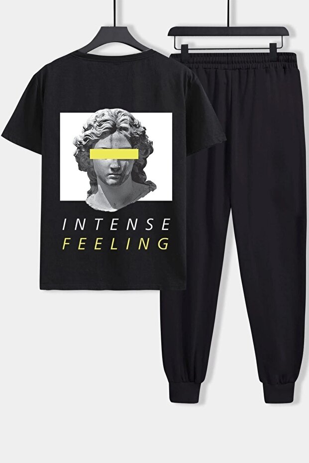 Unisex Aesthetic Printed 2-Piece Tracksuit Set