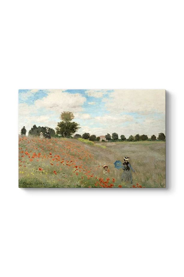 Claude Monet - Gelincikler (POPPY FİELD) Tablosu - Estetik Duvar Dekoru - 3