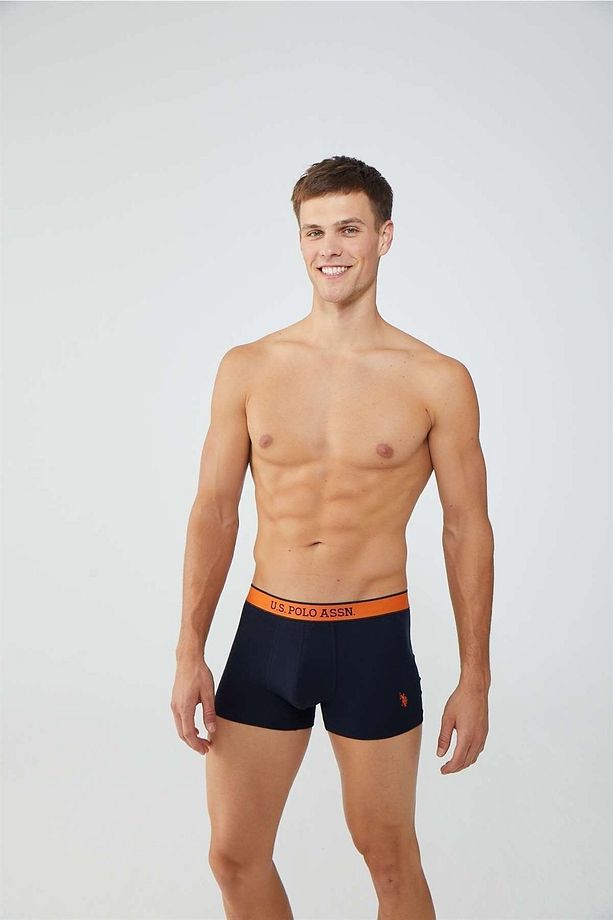 U.S. Polo Assn. Erkek Baskılı-Lacivert 2'li Boxer 8.A.0ST.4.R.A7.P.L8.S - 7