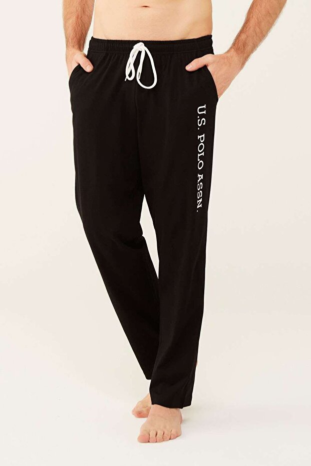 Men's Black Pajama Bottoms 18471