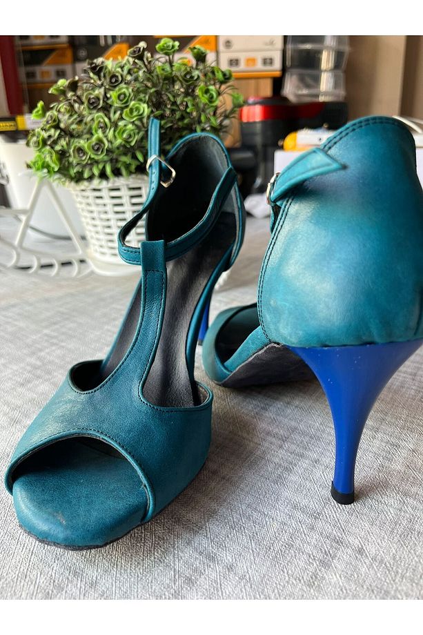 TANGO AYAKKABISI KADIN 8,5 CM (13 PONT)  T MODEL DERİ ÖZEL ÜRETİM - 3