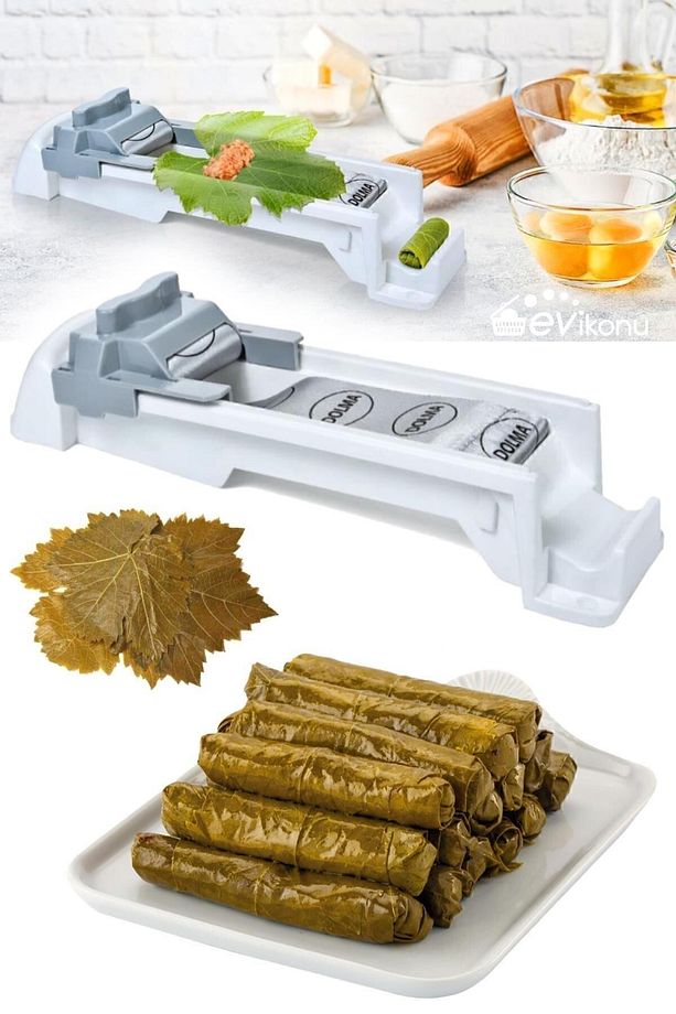 3 Kademeli Pratik Yaprak Sarma Makinesi Kolay Yaprak Sarma Aparatı Premium Kalite - 1
