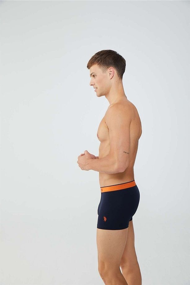 U.S. Polo Assn. Erkek Baskılı-Lacivert 2'li Boxer 8.A.0ST.4.R.A7.P.L8.S - 8