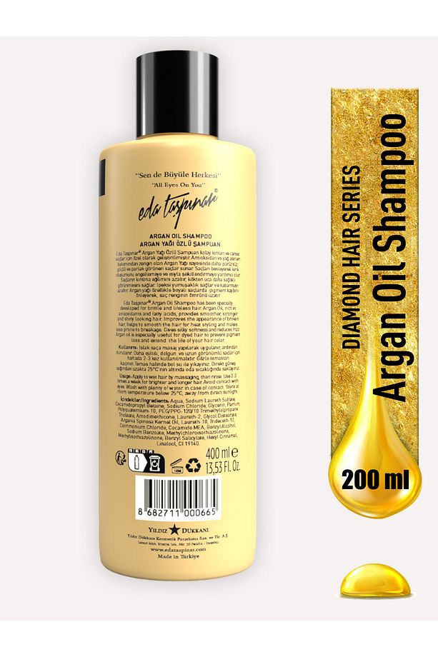 Argan Oil Argan Yağı Şampuanı Kırılma Karşıtı 400ml. - 2