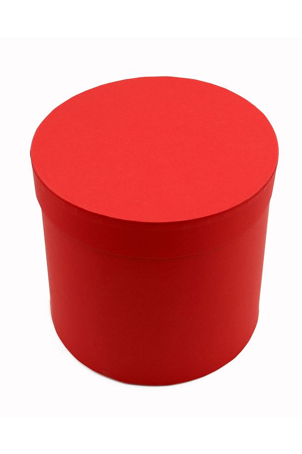 Kırmızı Karton Silindir Kutu 1 Adet 17 x 18 cm 2 Numara - 1