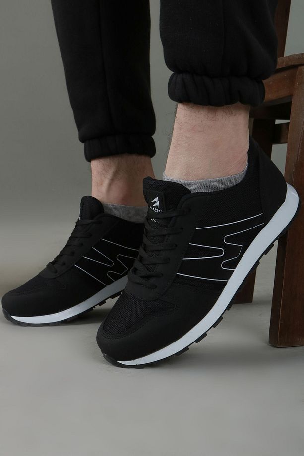 Sneaker Spor Ayakkabısı Konforlu Hava Alan Esnek Kaliteli Bağcıklı Ortapedik Kullanışlı - 3