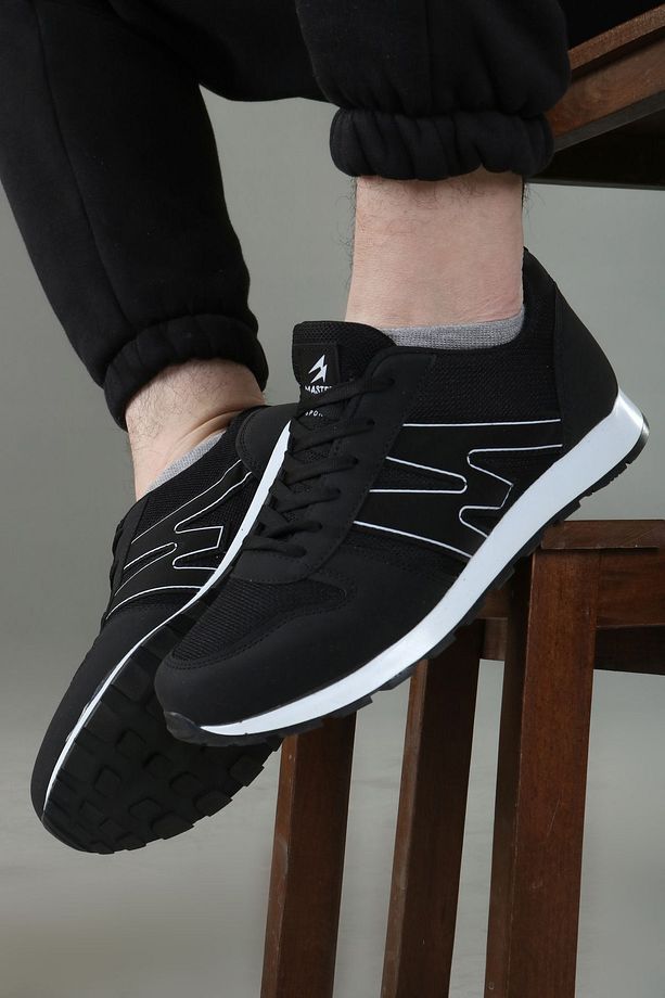 Sneaker Spor Ayakkabısı Konforlu Hava Alan Esnek Kaliteli Bağcıklı Ortapedik Kullanışlı - 1