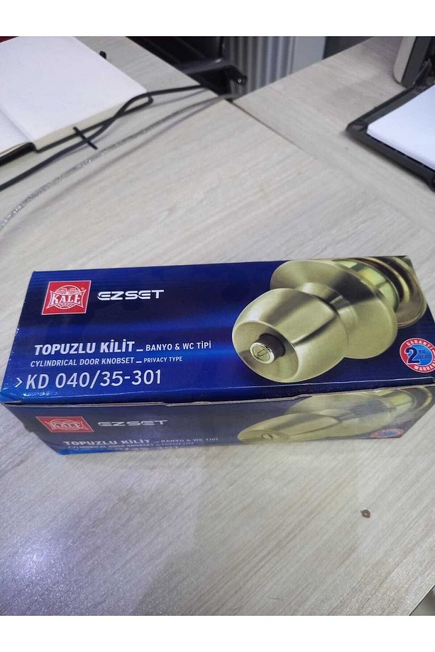Ezset Topuzlu Kilit Banyo& Wc Tipi Sarı - 1