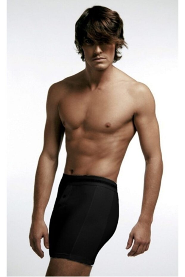 880 Elastane Black Boxer 2-συσκευασία - 1