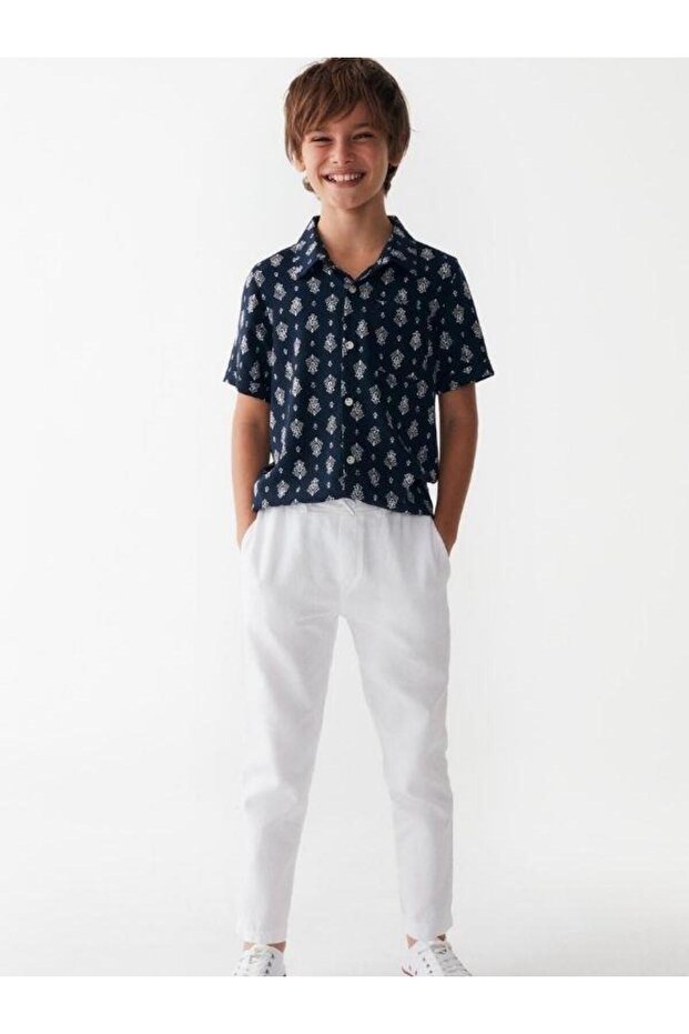 Premier Patterned Boy's Shirt - 5