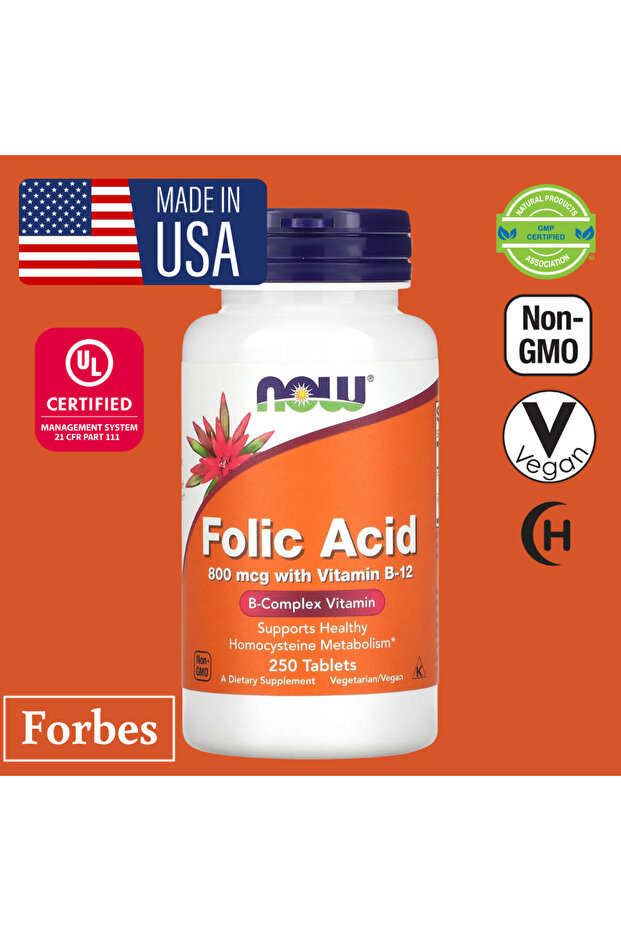 Folic Acid 800 mcg 250 Tablets