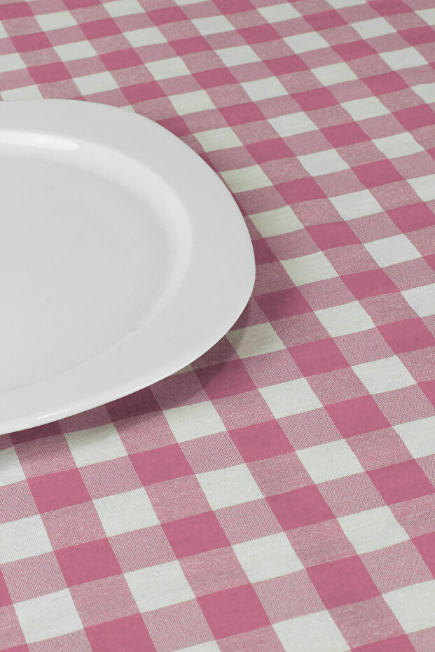 بوميل القماش القطني جولة بوم بوم مفرش المائدة القماش القطني جولة - 6