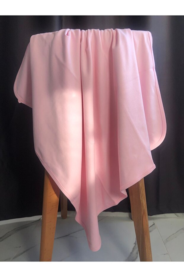 Çift Katlı Pembe Penye Battaniye - 1