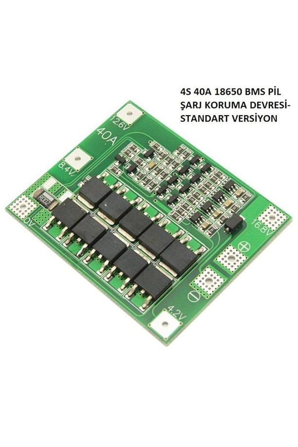 4s 40a Standart Versiyon 18650 Bms Lityum Pil Şarj Koruma Devresi - 3