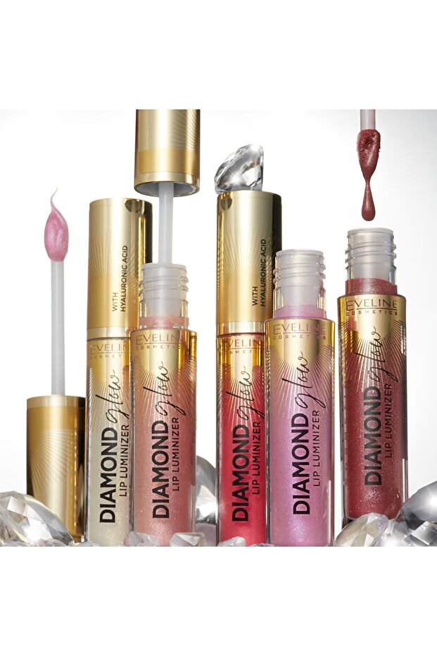 Lipgloss Diamond Glow Lip Luminezer Hyalunorik Asitli Dudak Parlatıcısı - 5