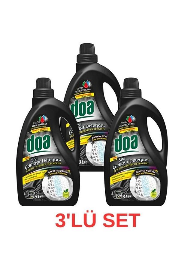 SIVI ÇAMAŞIR DETERJANI SİYAHLAR /3000ML. 3'LÜ SET - 1