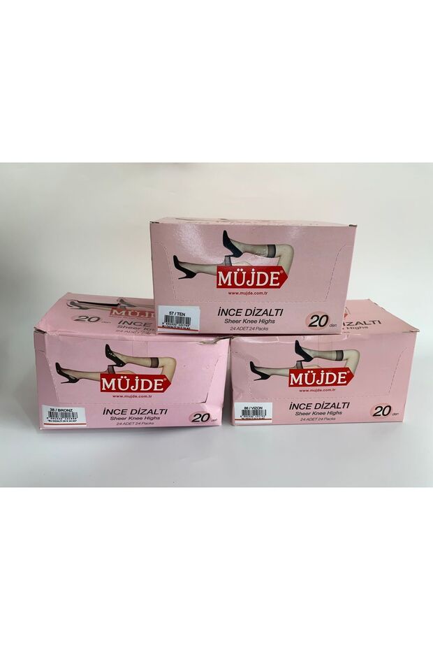 Diz Altı Çorap 86 Vizon - 1