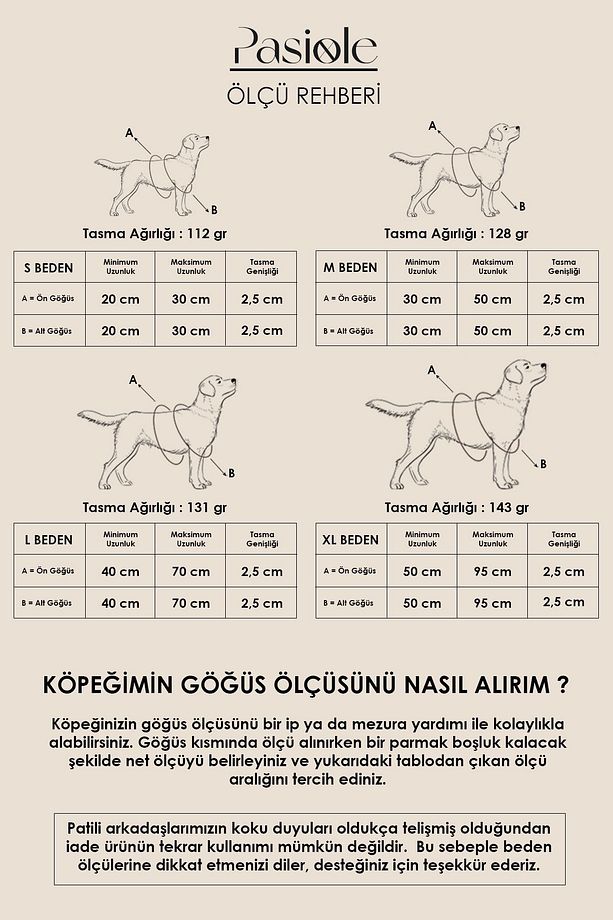 Köpek Göğüs Tasması, Köpek Tasması , Ayarlanabilir, Sağlam Köpek Tasması - Pia - 3