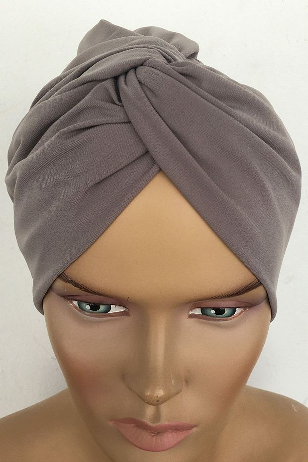 Bone Hazır Türban Tek Düğüm Bone Kadın Tesettür Bone Vizon Dış Bone Hijab Geçmeli Bone - 4