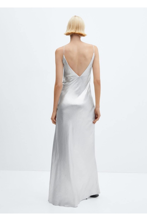 Rochie metalica lunga - 4