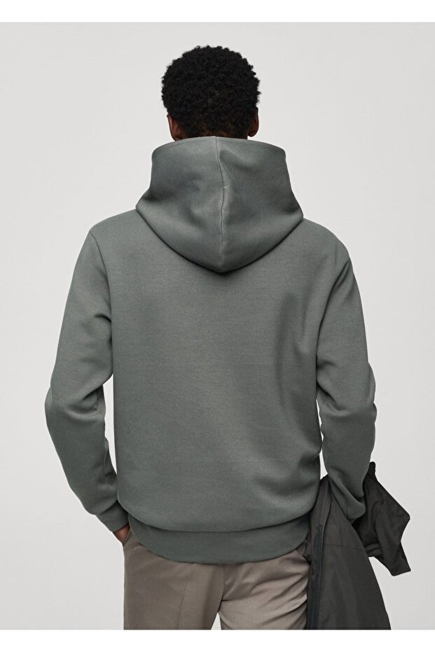 Teknik kumaşlı kapüşonlu - 4