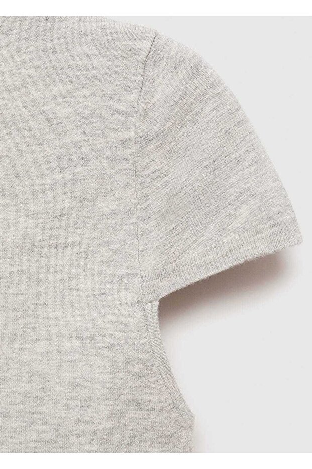 Kısa kollu triko tişört - 5