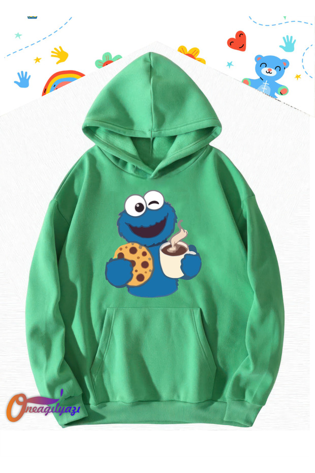 Cookie Monster Children's Sweatshirt Hoodie