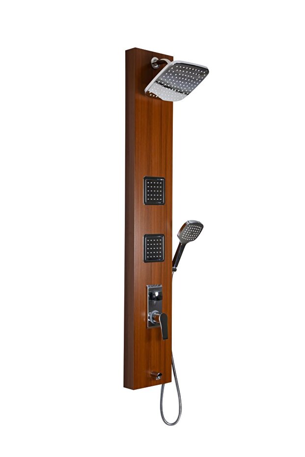 Sam Nil Duş Paneli Ağaç-teak ,duş Kolonu, Robot Duş, Duş, Dikey Jakuzi - 1