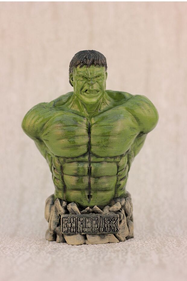Marvel Comics Hulk Figürü Büst 10cm - 1