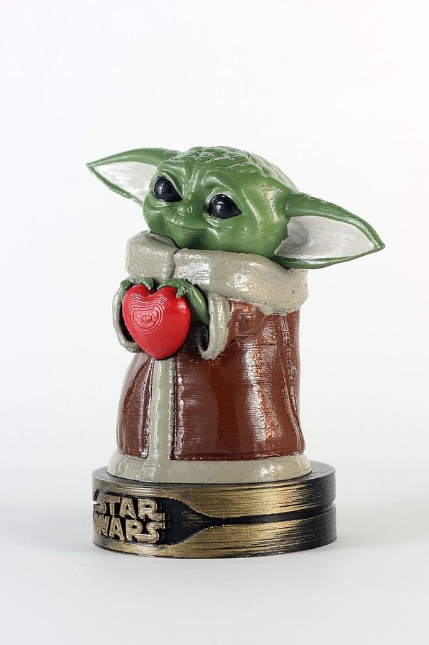 Baby Yoda Grogu Seti 2'li / Kalpli Baby Yoda&Grogu Star Wars - 6