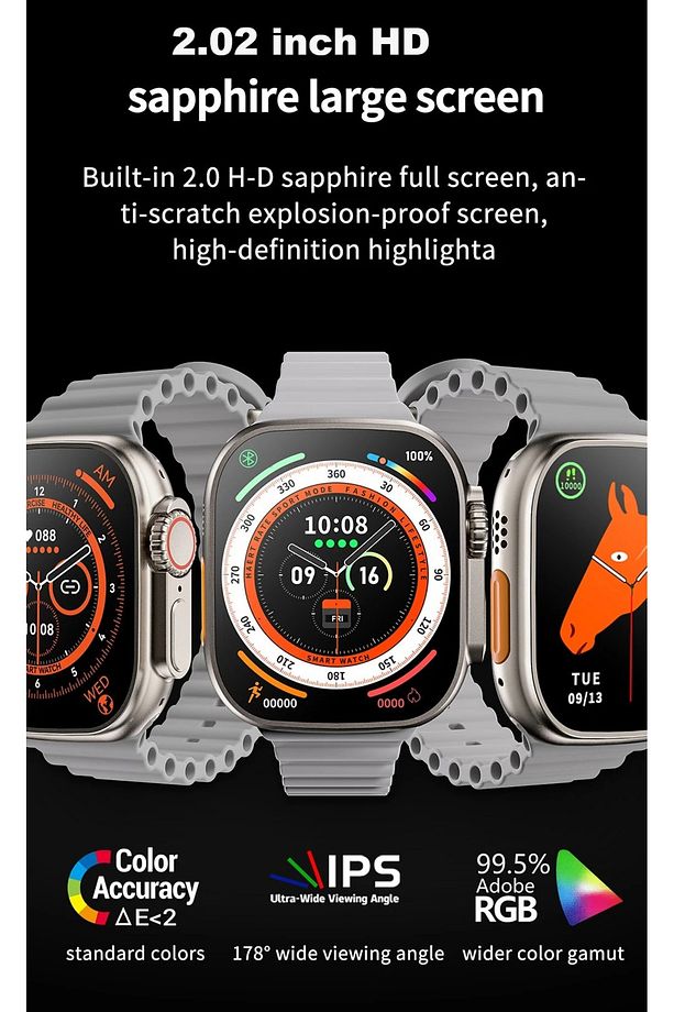DTI ULTRA 7 ın STRAP SMART 7 in 1 WATCH - 2