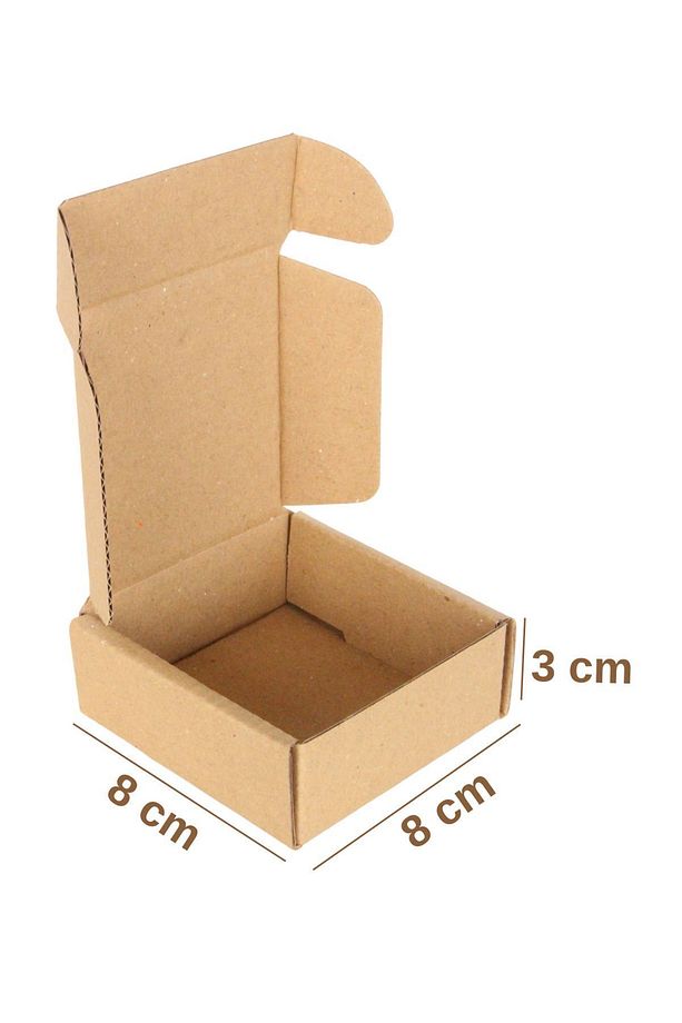 8x8x3 Cm E Ticaret Kargo Takı Kutusu [50 Adet] - 2