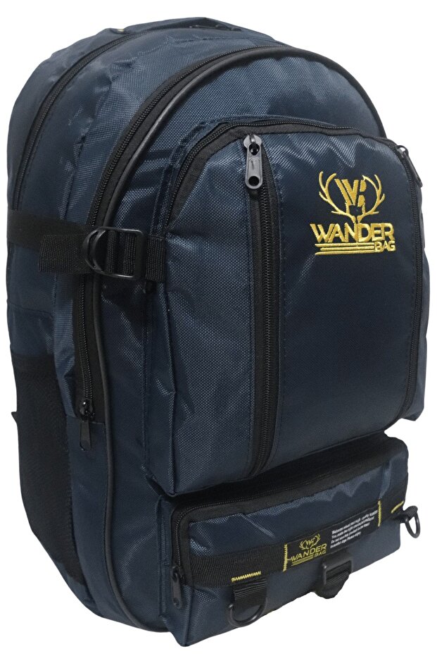 Wander 50 Liter Blue Multi-Eye Hiking-travel-school-mountaineer-trekking-camping Backpack