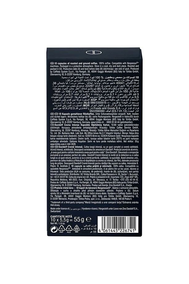 Nespresso Uyumlu Kapsül Kahve Crema Intense 2 x 10 adet - 5