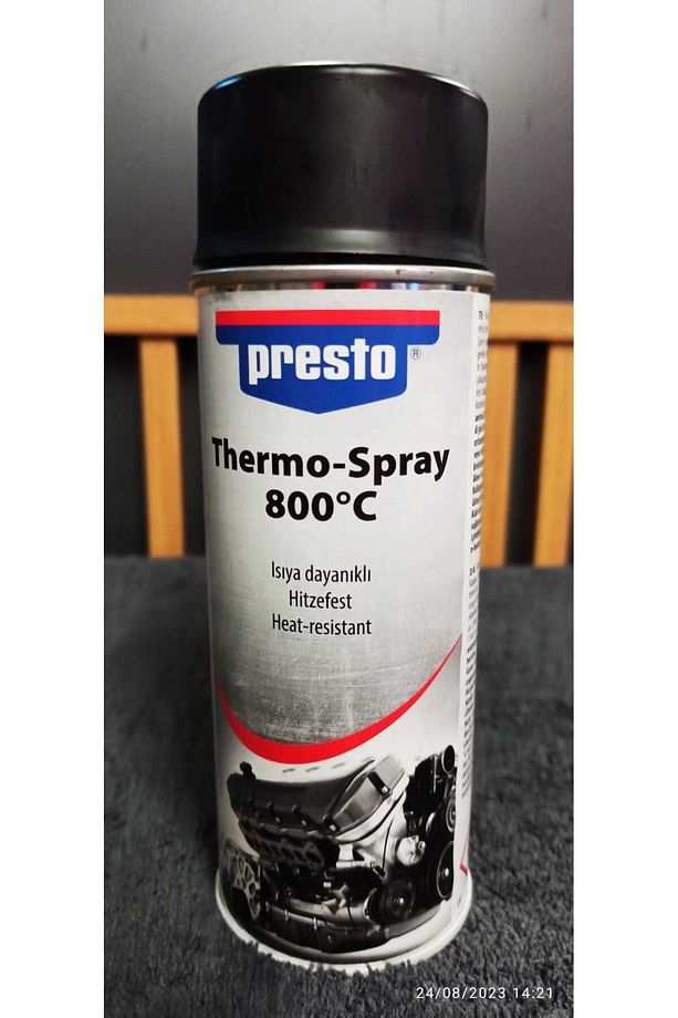 ISIYA DAYANIKLI SİYAH SPREY BOYA (800°C) 400ml - 1
