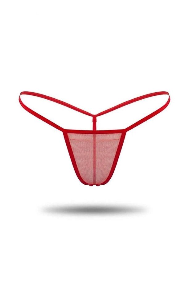 4 Lü Paket Transparan Tül Tanga String - 4