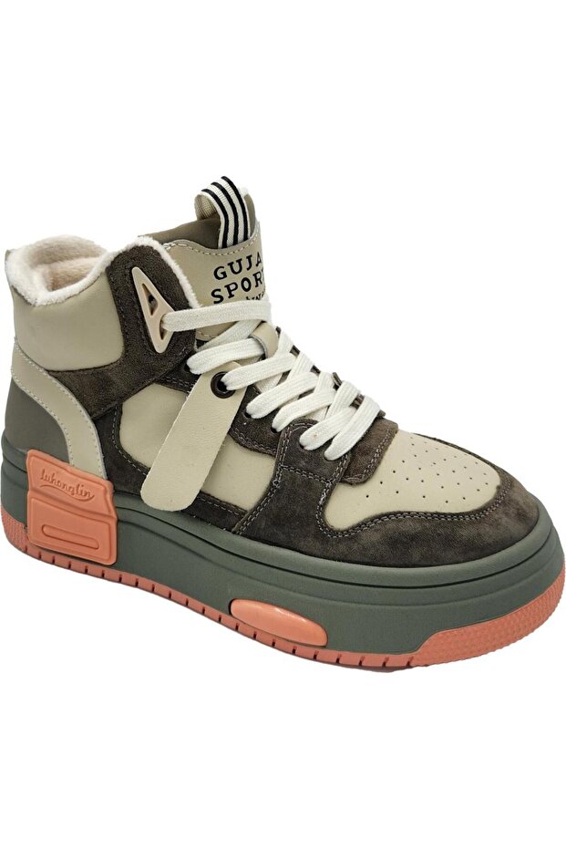 23K358-1 Green Women's Sneakers