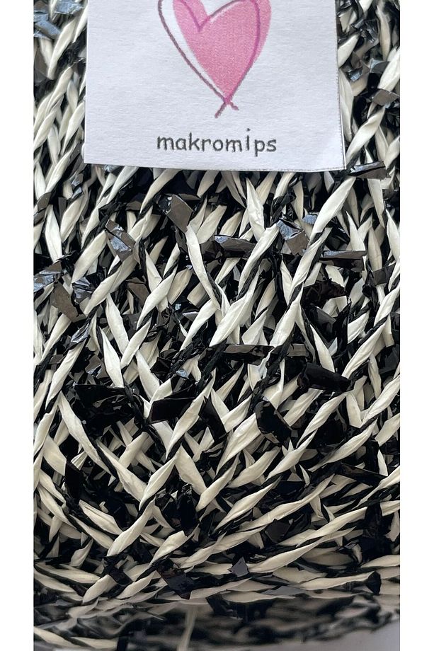 Premıum Metalik Confeti Kâğıt Rafya Ip(50gr/m+-5)Simli Parlak Abiye Polyester Çanta Şapka Örgü ipi - 2