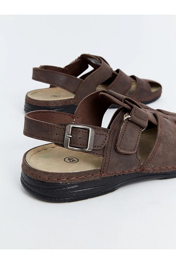 LCW STEPS Cırt Cırtlı Erkek Sandalet - 5