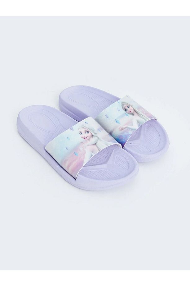 LCW STEPS Frozen Baskılı Kız Çocuk Plaj Terliği - 1