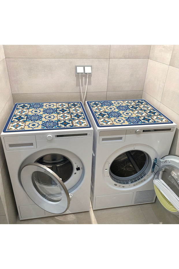 Çamaşır Makinesi Örtüsü Kurutmaşık Koruma Matı Sıvı Geçirmez Kaymaz Yıkanabilir Dsn-02 - 3