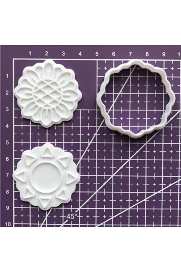 مجموعة قوالب بسكويت الشمس وعباد الشمس - 2