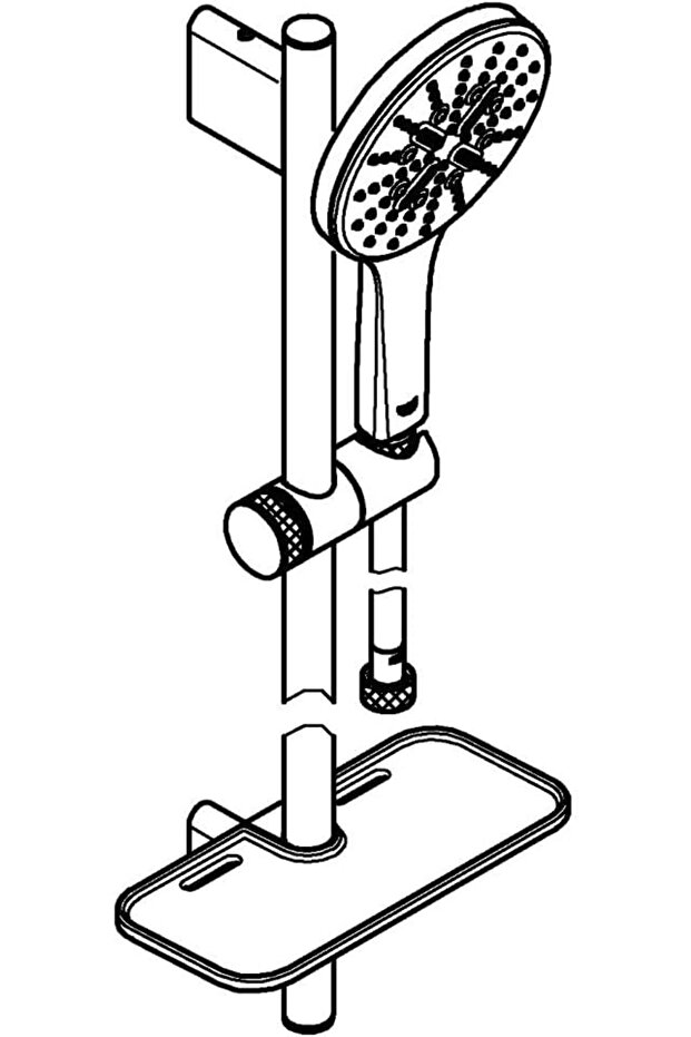 Duş Seti 3 Akışlı Smartactive Krom - 26575000 - 4