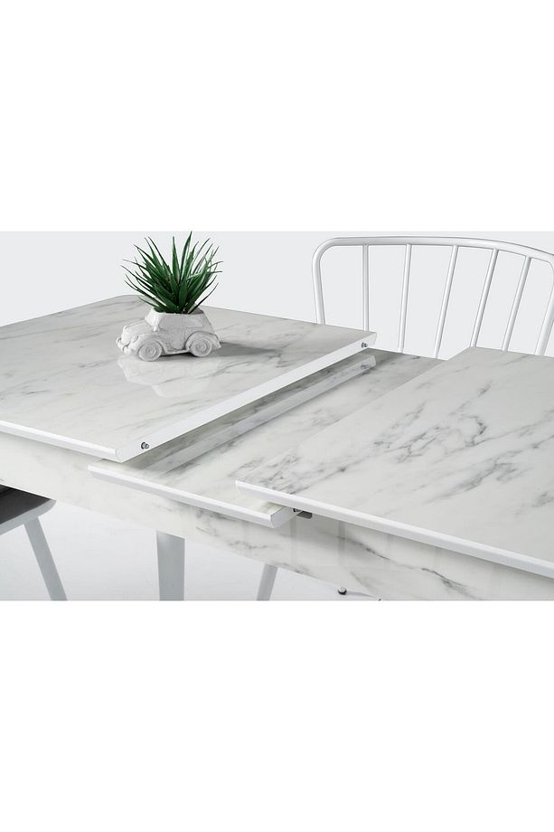 Melisa MDF HighGloss Açılır Mutfak Masası 60x100 - 3