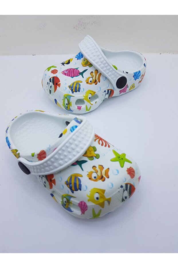 نعال أطفال منقوشة على شكل سمكة - 3