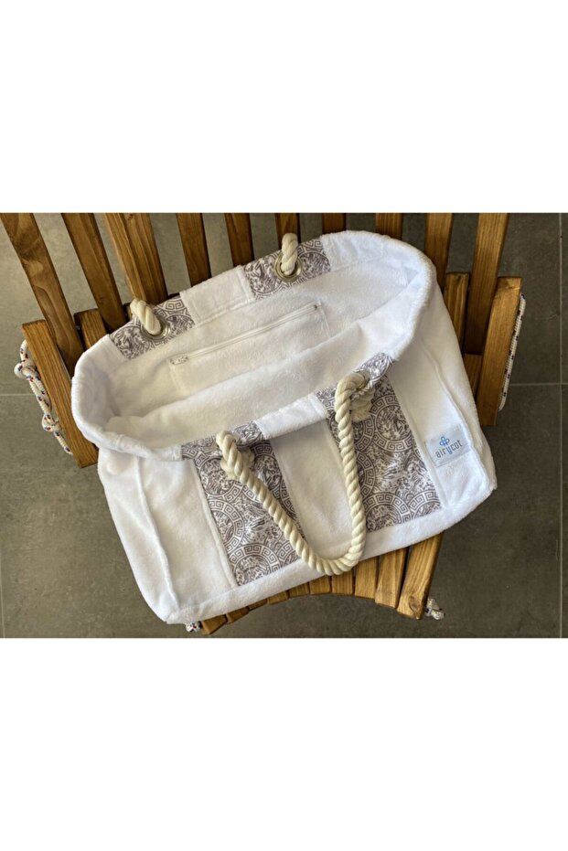 Beach Bag Tiger Dark Gray - 3