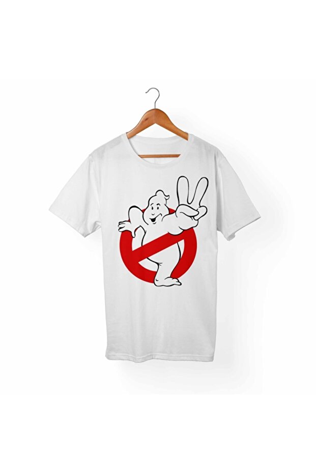Unisex Kids White Ghostbusters T-Shirt