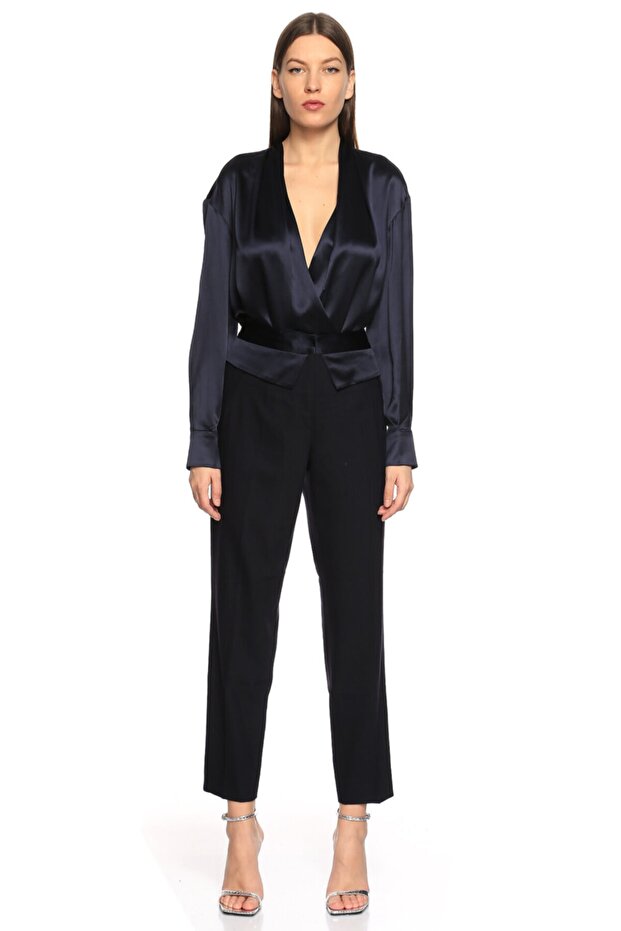 Lacivert Pantolon - 4