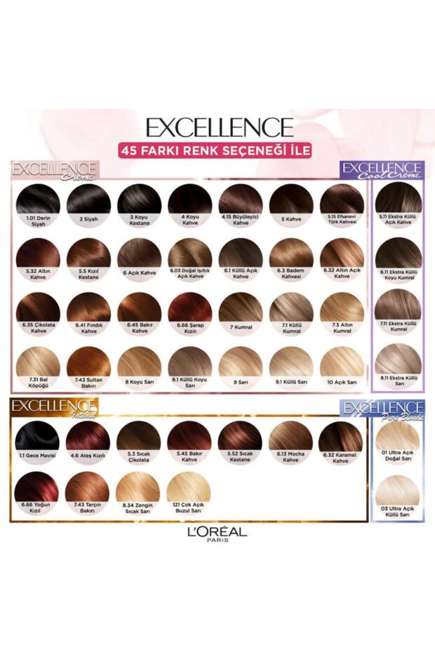 Loreal Paris Excellence Cool Creme Saç Boyası 5.11 Ekstra Küllü Açık Kahve - 4